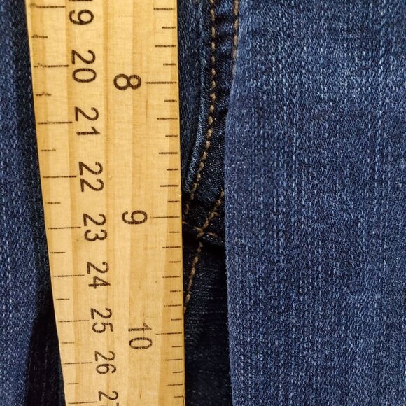 Maurices Jeans Womens Size 2 Short Blue M Jeans Mid-Rise Stretch Denim 5 Pockets - Picture 9 of 13
